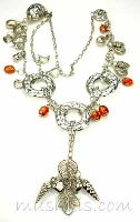 Indian ethnic necklace - click here for large view